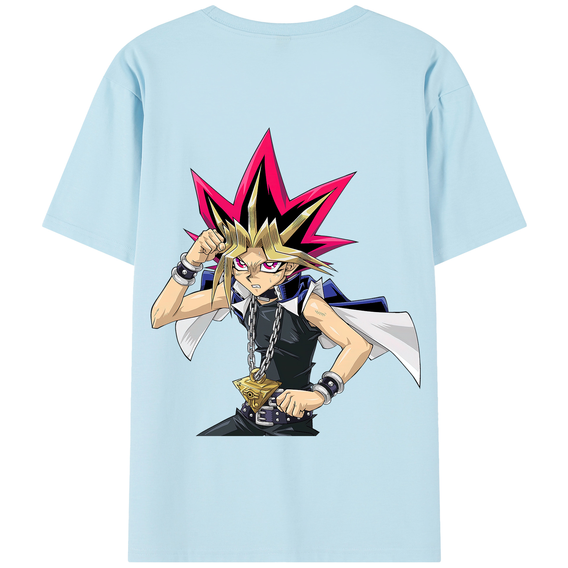 （画像用） 遊☆戯☆王 Yu-Gi-Oh! 綿100％半袖Tシャツ（背面プリント）
